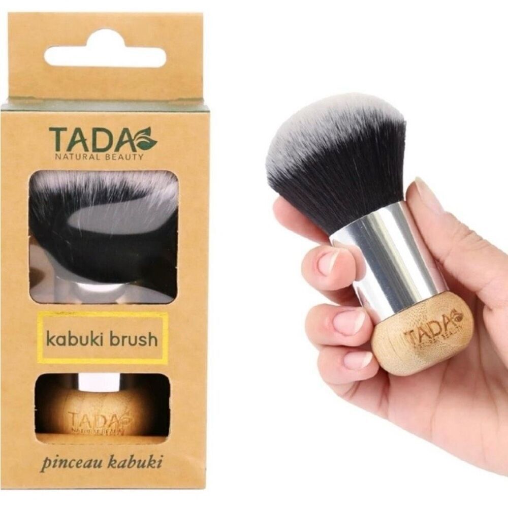 NWT TADA Natural Beauty Kabuki Brush for Foundation Powder Blush Bronzer Makeup